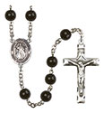 Divina Misericordia 7mm Black Onyx Rosary R6007S-8366SP