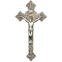 Wall Crucifix 9&quot; SR-75417-PE